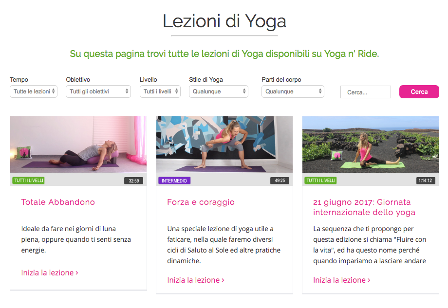 Lezioni di Yoga 2