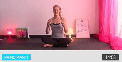 Tutto il corpo con gioia di vivere
