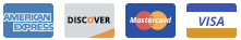 carte di credito in ordine: american express, discover, master card e visa.