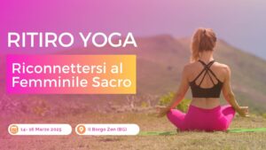 riconnettersi al femminile ritiro yoga